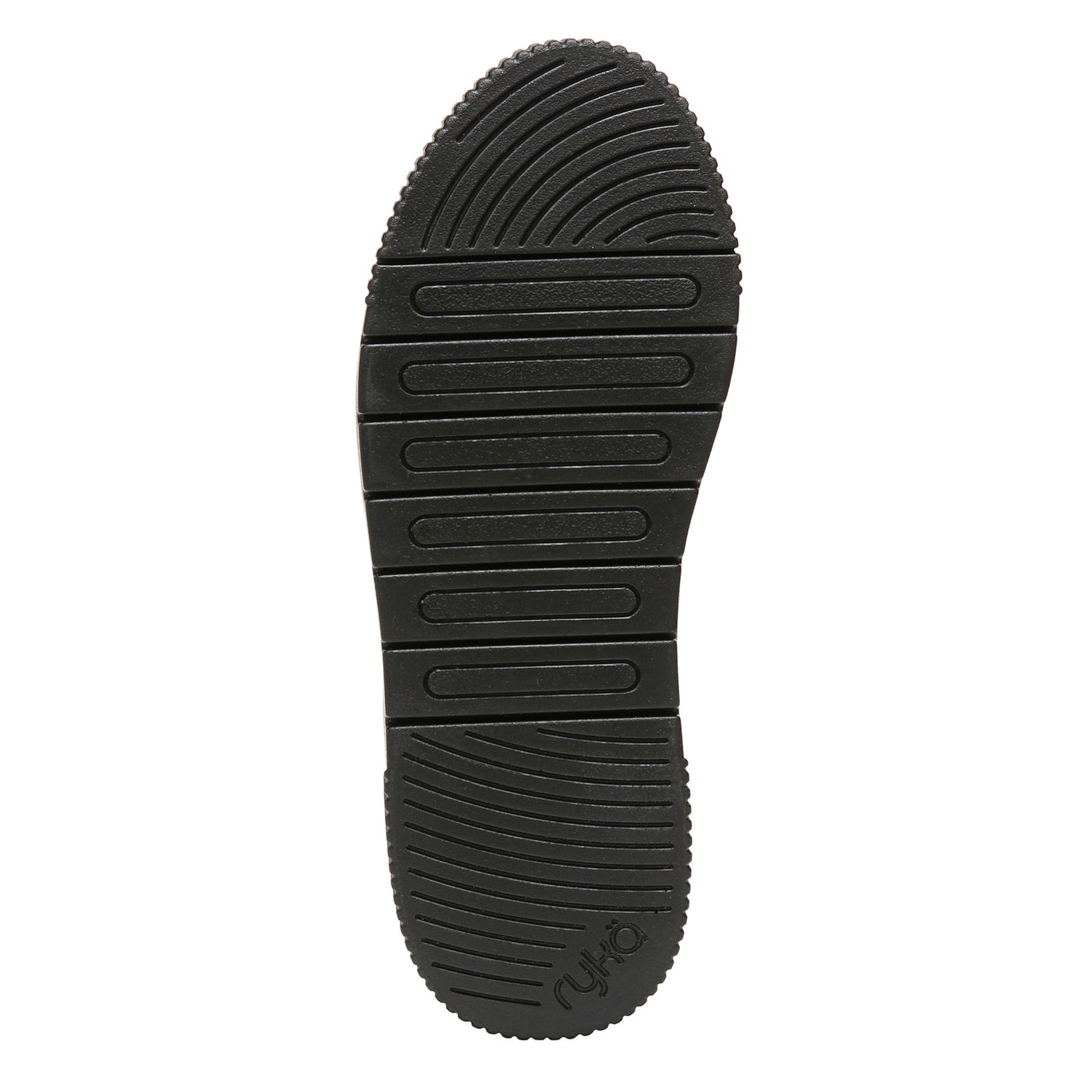 Peltz Shoes  Women's Ryka Victory Sneaker Black/Black I4134L1003