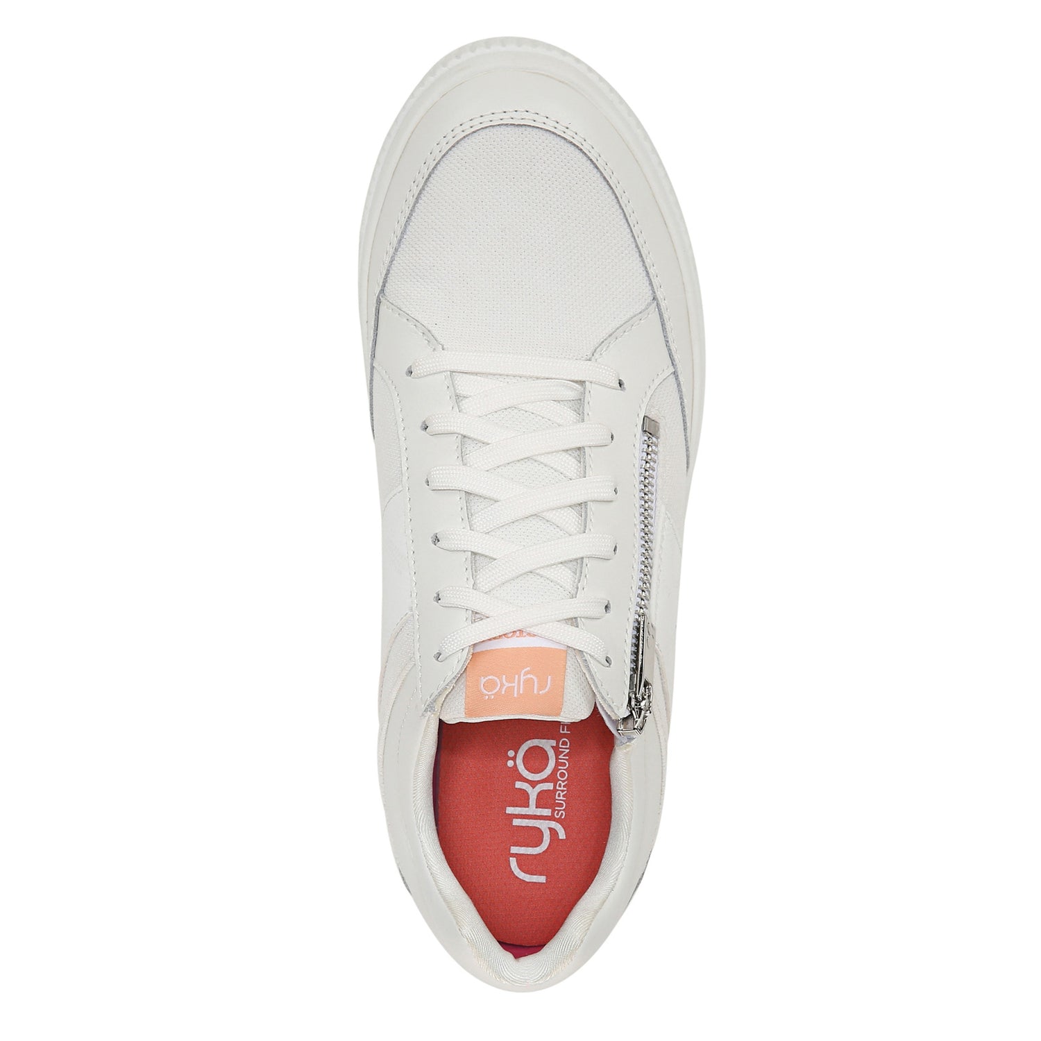 Peltz Shoes  Women's Ryka Victory Sneaker WHITE I4134L1100