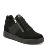Peltz Shoes  Women's Ryka Victory Sneaker Black Cowsuede I4134L2002