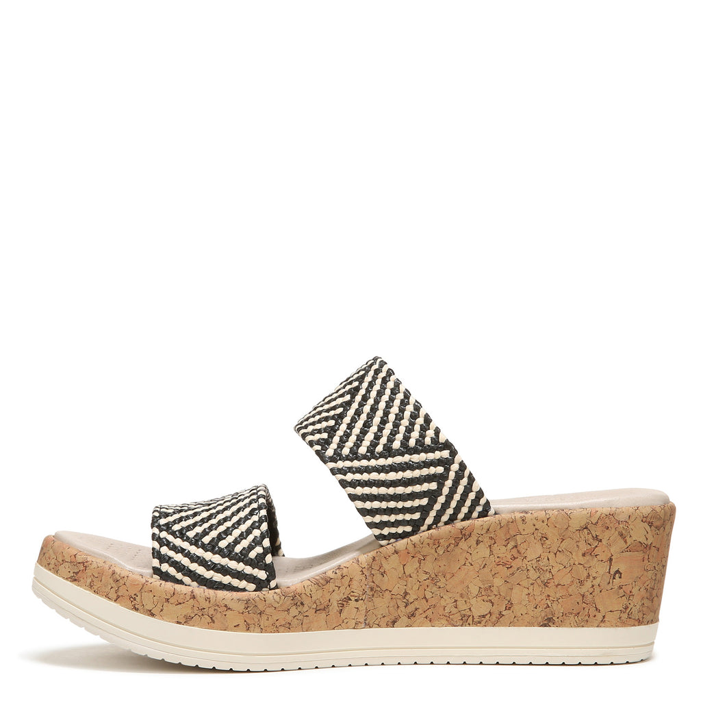 Women's Bzees Resort Sandal BLACK NATURAL I4178F1001
