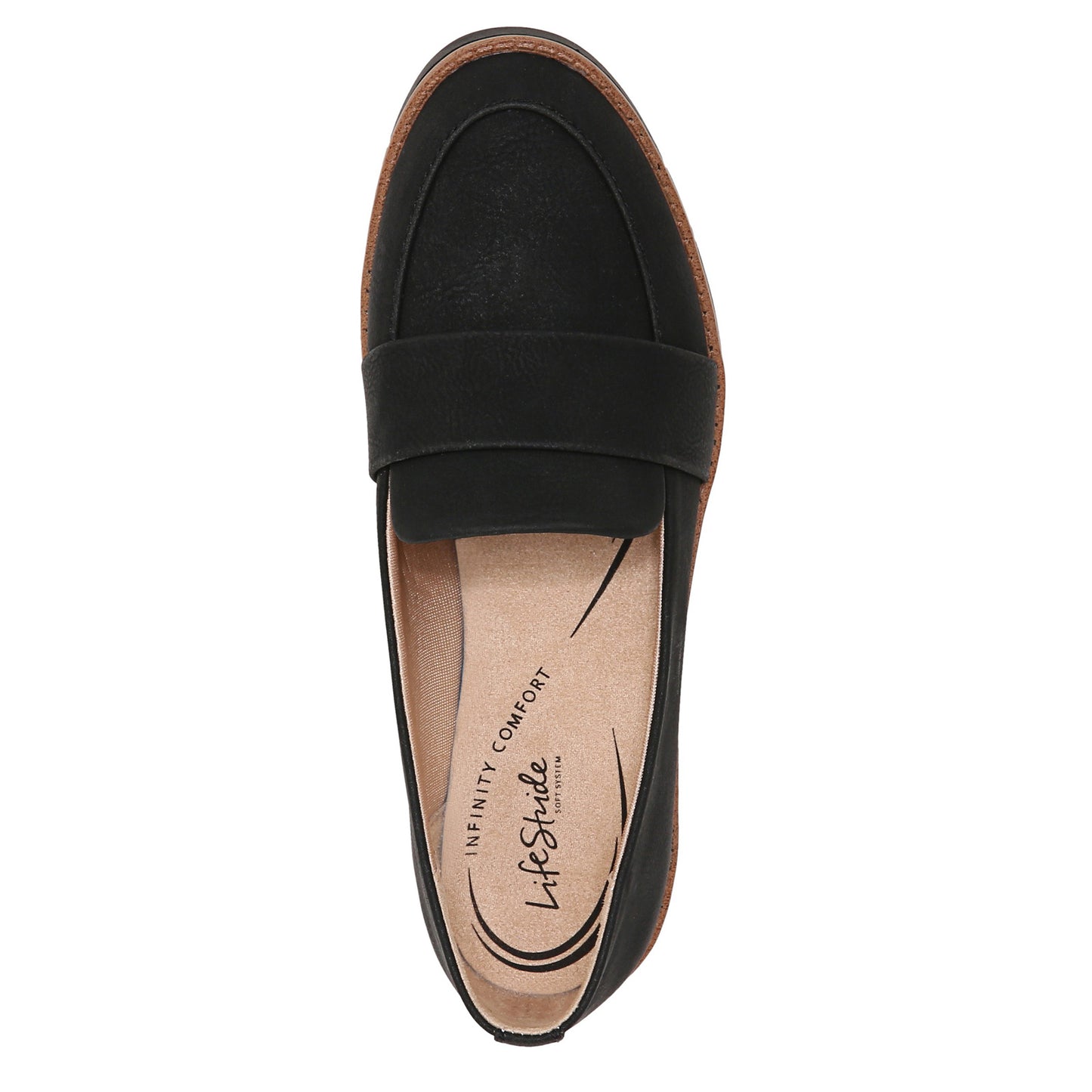 Peltz Shoes  Women's LifeStride Ollie Slip-On BLACK I4287S2001