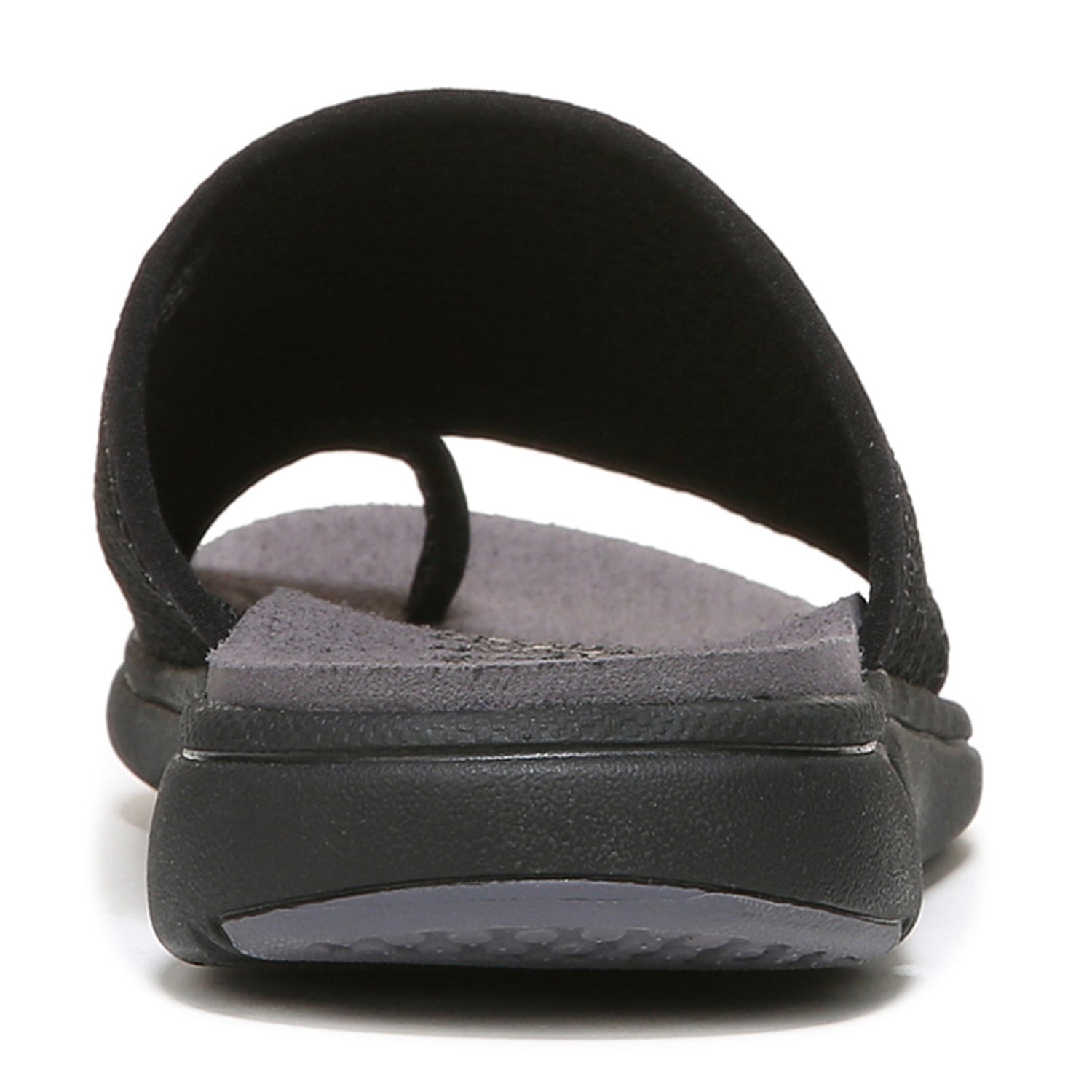 Peltz Shoes  Women's Ryka Margo Slide Sandal BLACK Perf I4499S1001