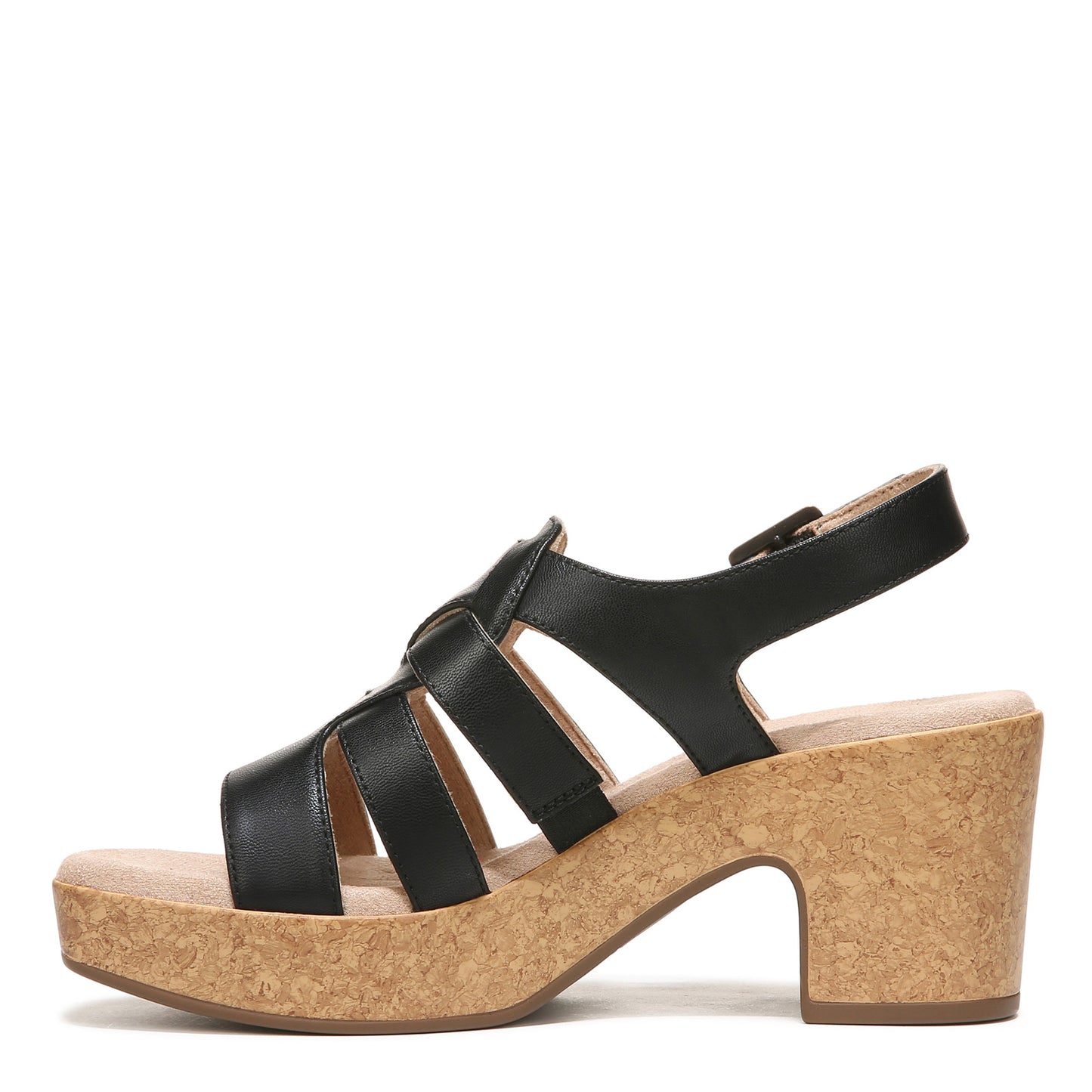 Peltz Shoes  Women's SOUL Naturalizer Aki Sandal BLACK I4569S2001