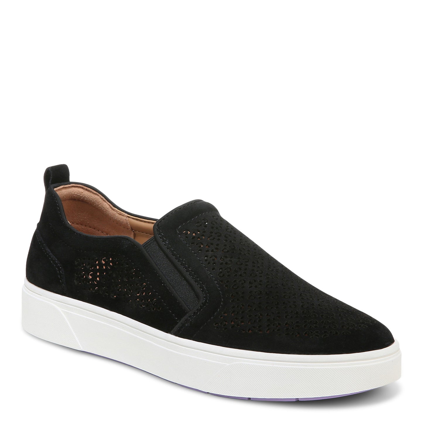 Peltz Shoes  Women's Vionic Kimmie Perf Sneaker BLACK I4686L1001