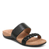 Peltz Shoes  Women's Vionic Jeanne Sandal BLACK I4690M1001