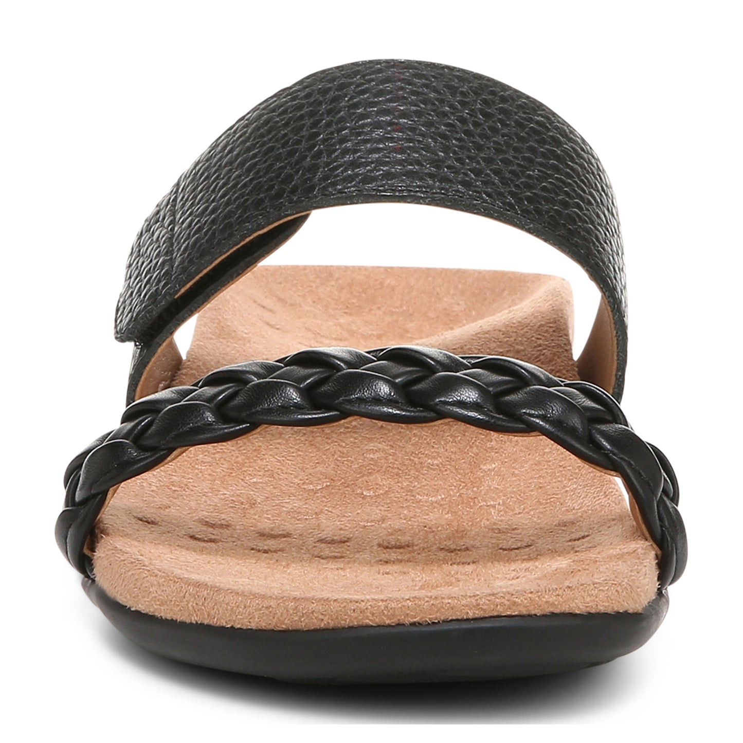 Peltz Shoes  Women's Vionic Jeanne Sandal BLACK I4690M1001