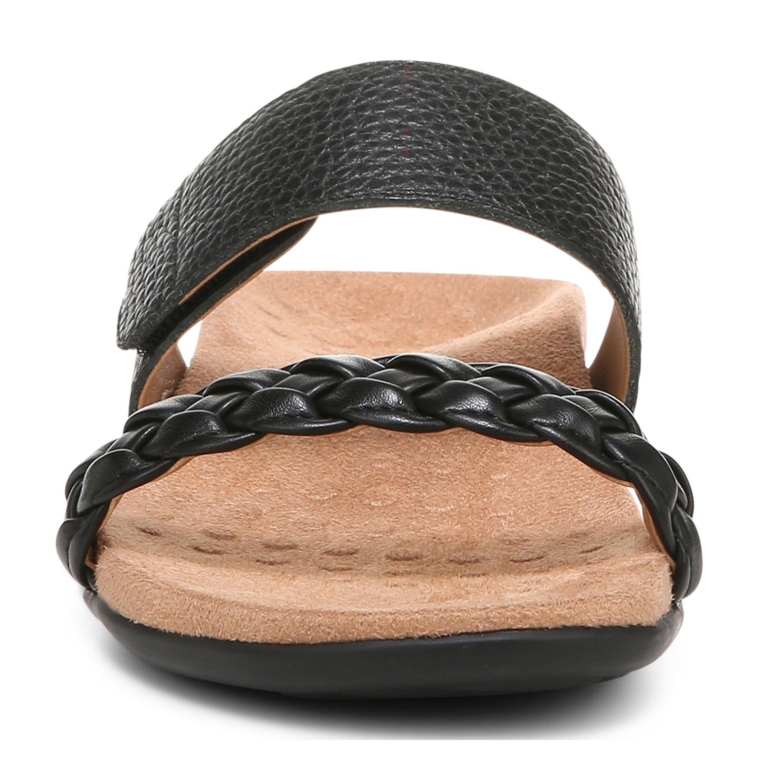 Peltz Shoes  Women's Vionic Jeanne Sandal BLACK I4690M1001