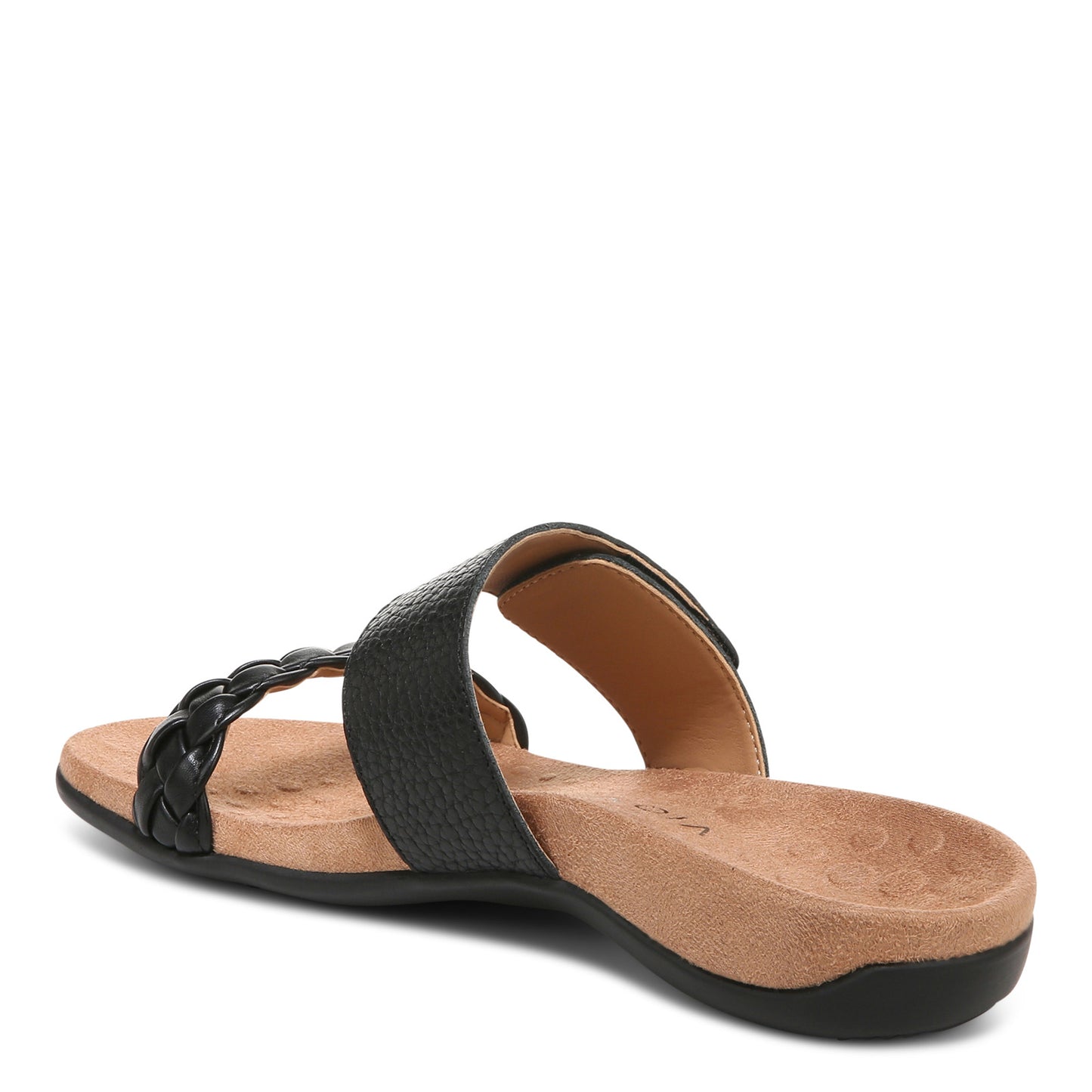 Peltz Shoes  Women's Vionic Jeanne Sandal BLACK I4690M1001