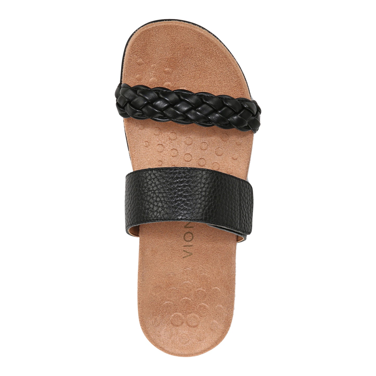Peltz Shoes  Women's Vionic Jeanne Sandal BLACK I4690M1001