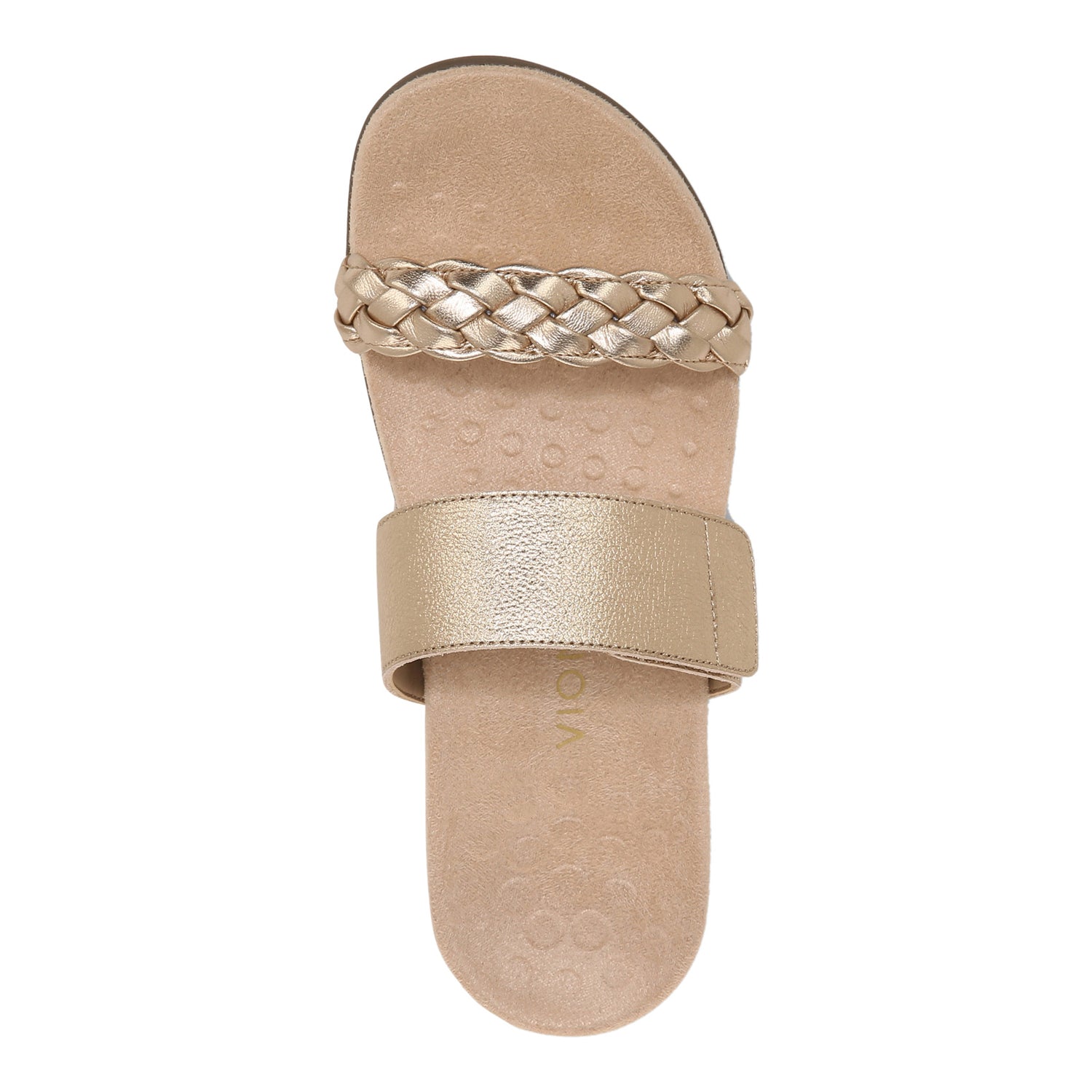 Peltz Shoes  Women's Vionic Jeanne Sandal GOLD I4690M2700