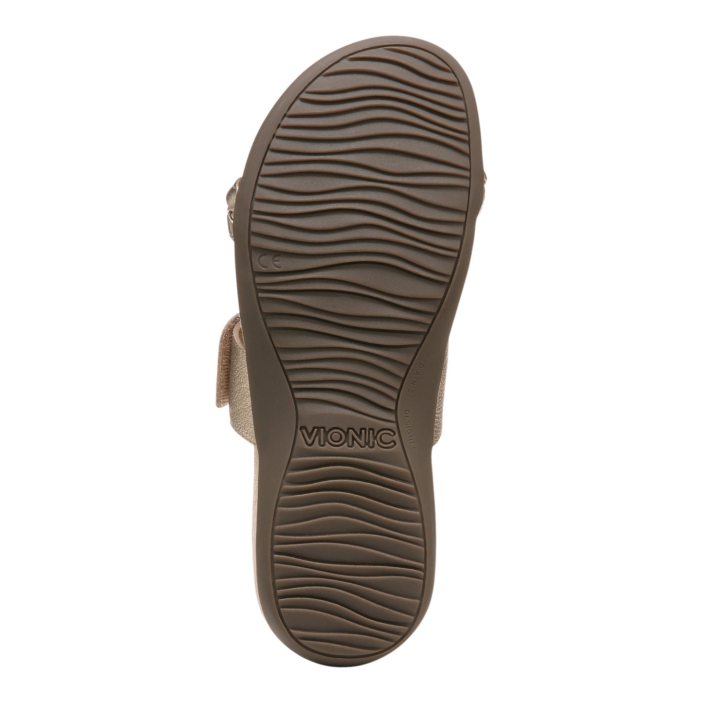 Peltz Shoes  Women's Vionic Jeanne Sandal GOLD I4690M2700