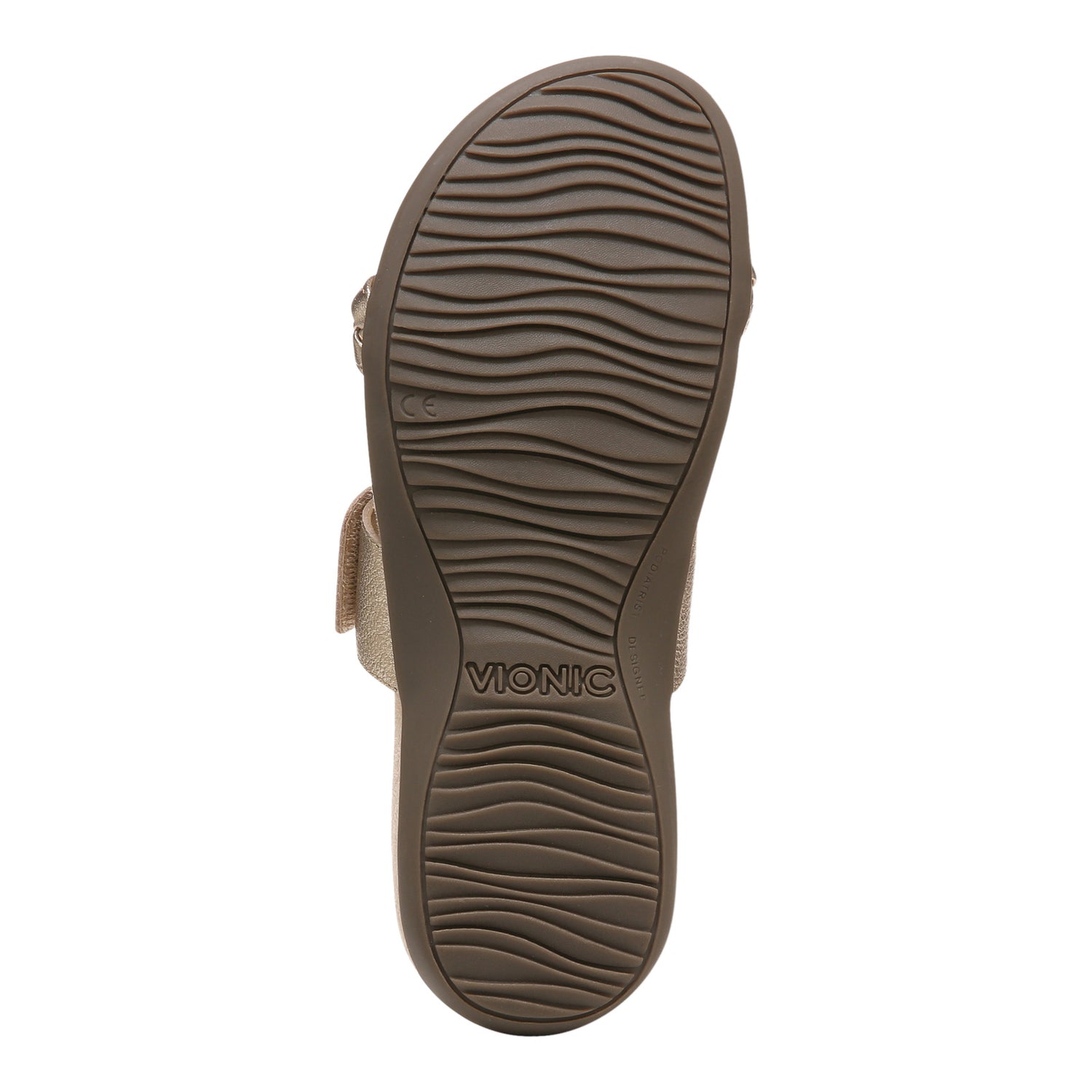Peltz Shoes  Women's Vionic Jeanne Sandal GOLD I4690M2700