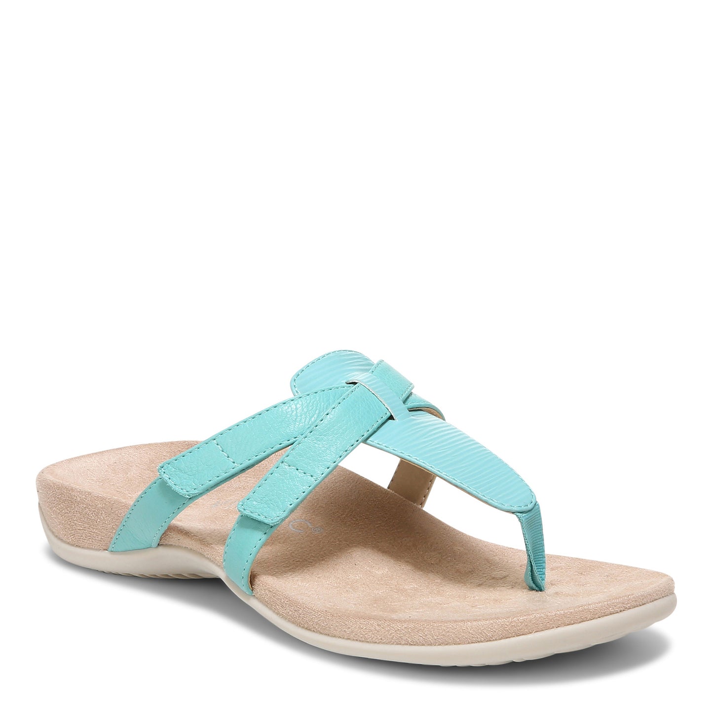 Peltz Shoes  Women's Vionic Karley Sandal AQUA I4692M1400