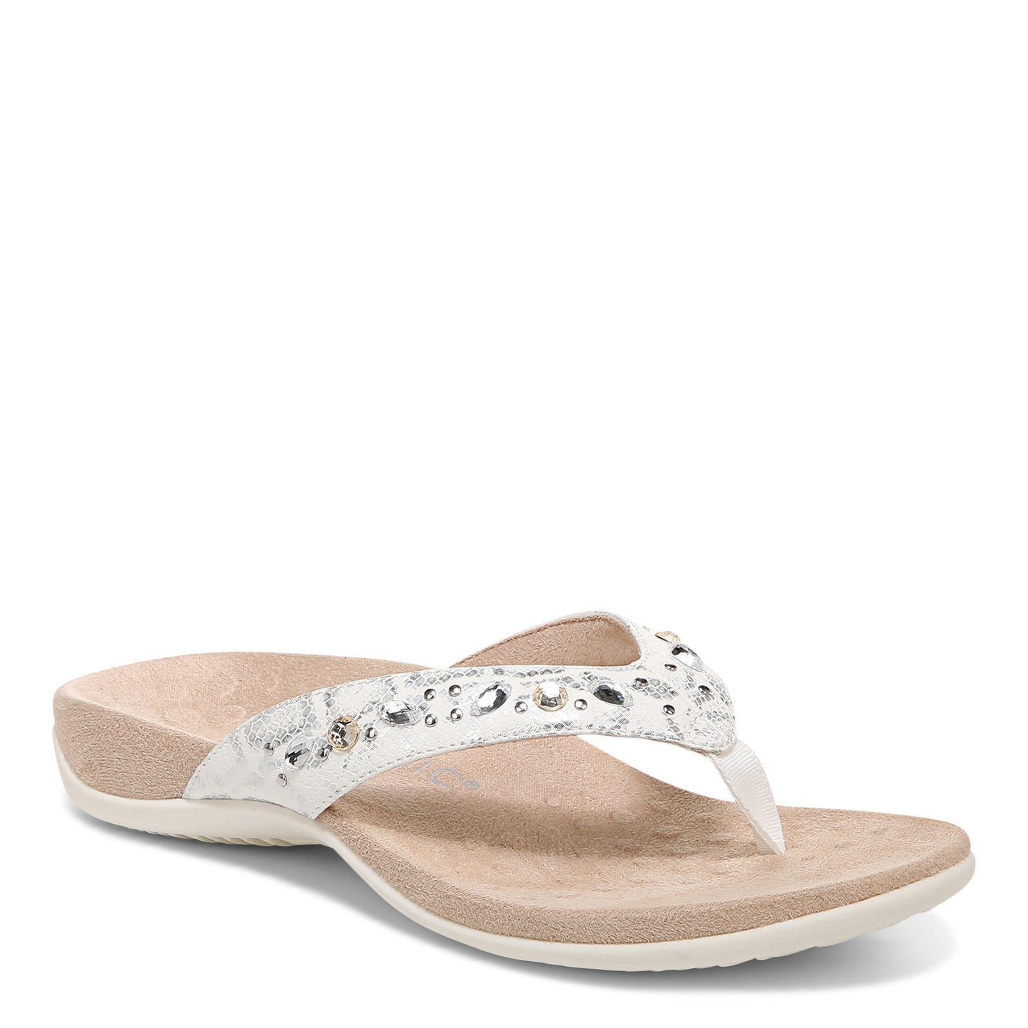 Peltz Shoes  Women's Vionic Lucia Sandal WHITE I4695S1100