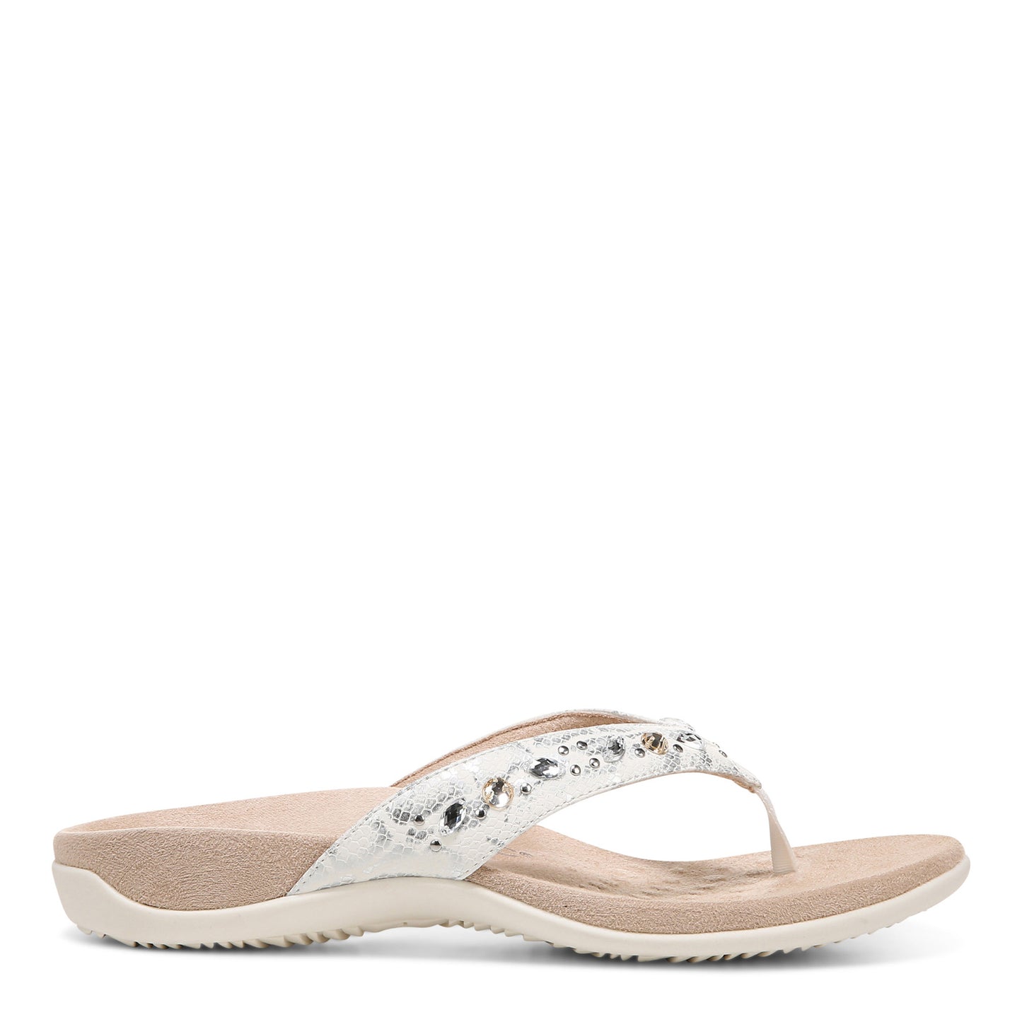 Peltz Shoes  Women's Vionic Lucia Sandal WHITE I4695S1100
