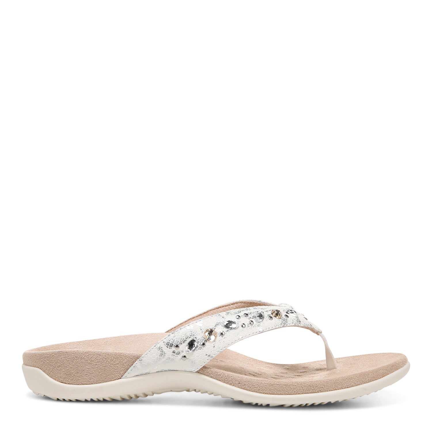 Peltz Shoes  Women's Vionic Lucia Sandal WHITE I4695S1100