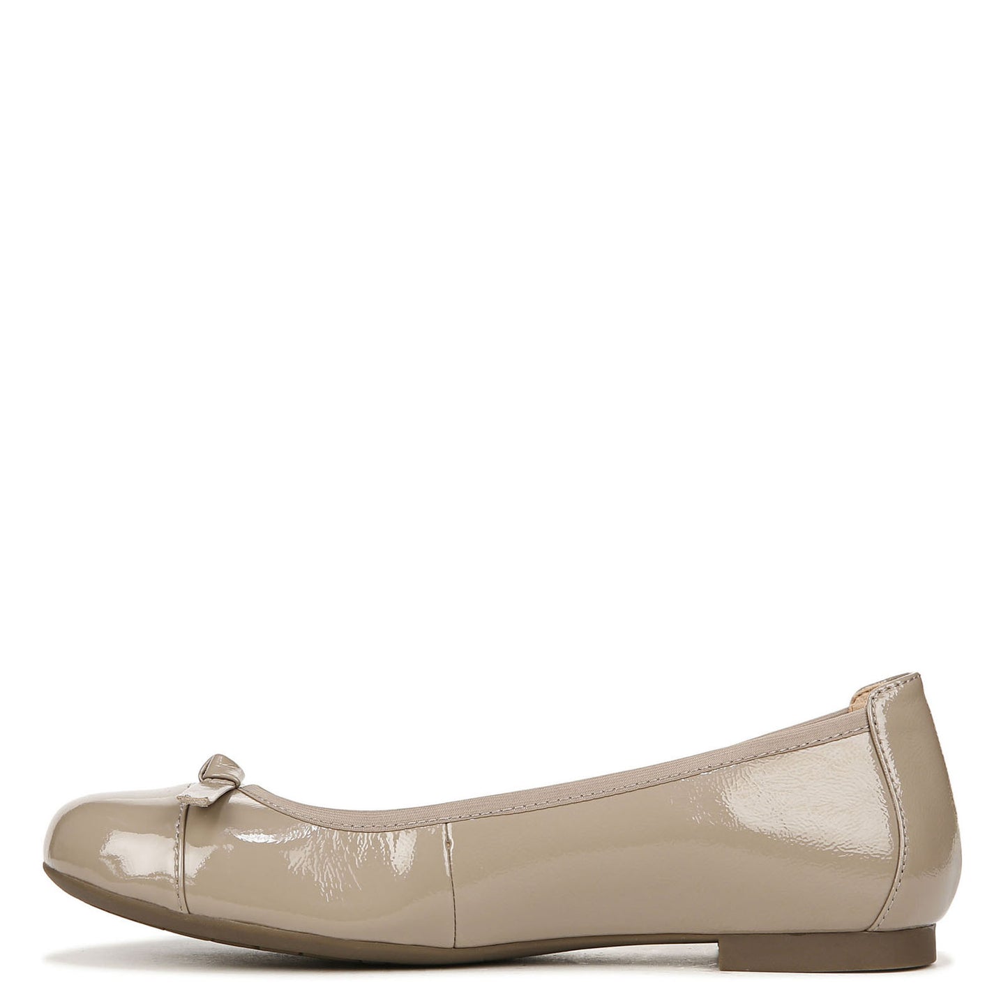 Peltz Shoes  Women's Vionic Amorie Flat Beige Patent Leather I4703L4251