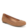 Peltz Shoes  Women's Vionic Anita Flat Tan Suede I4704L6202