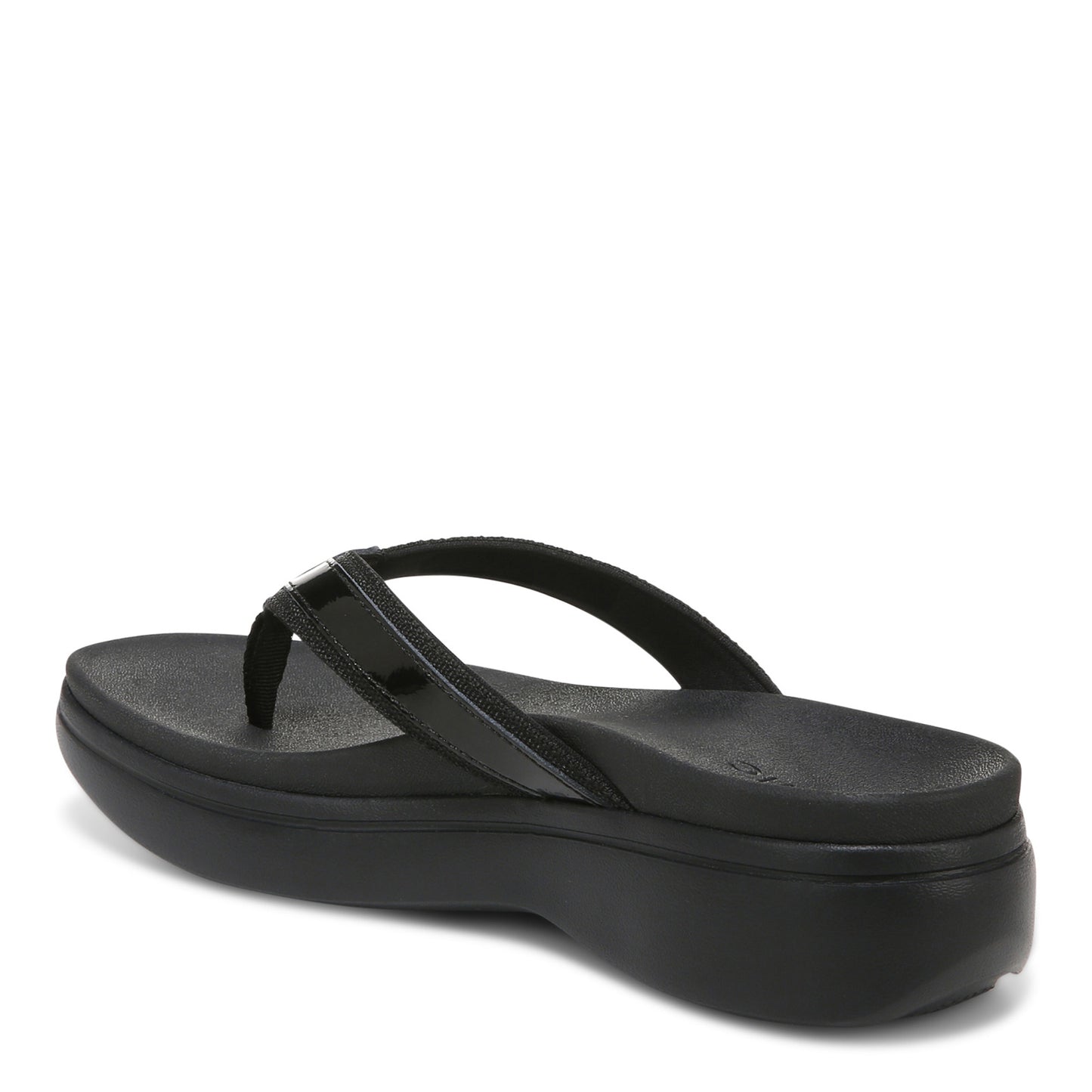 Peltz Shoes  Women's Vionic High Tide Sandal SOLID BLACK I4712L1001