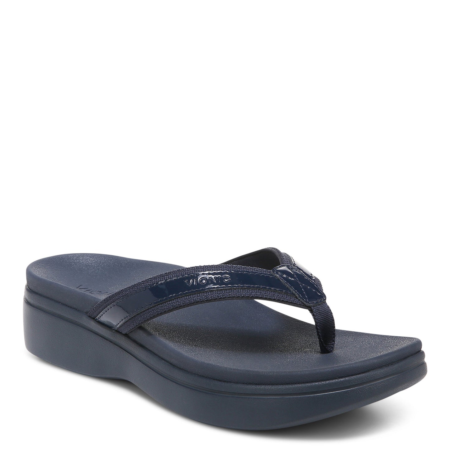 Peltz Shoes  Women's Vionic High Tide Sandal NAVY I4712L1401