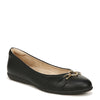 Peltz Shoes  Women's Naturalizer Vivienne Ornament Flat BLACK I4765S4002
