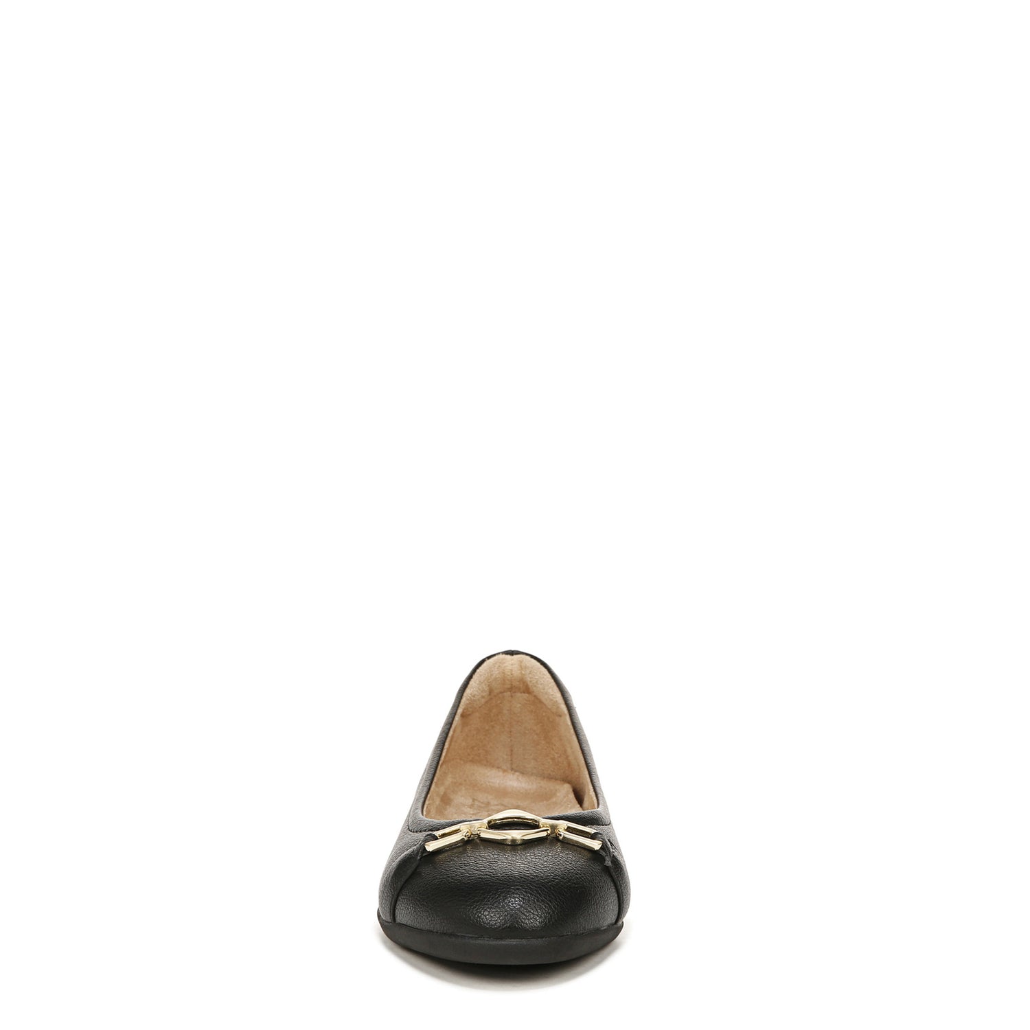 Peltz Shoes  Women's Naturalizer Vivienne Ornament Flat BLACK I4765S4002