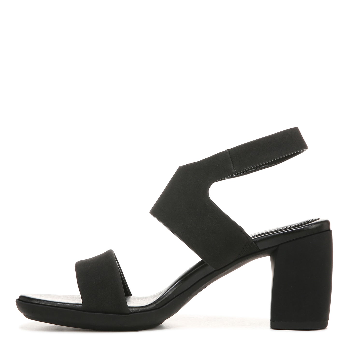 Peltz Shoes  Women's Naturalizer Trace Ankle Wrap Sandal BLACK I4822S1001