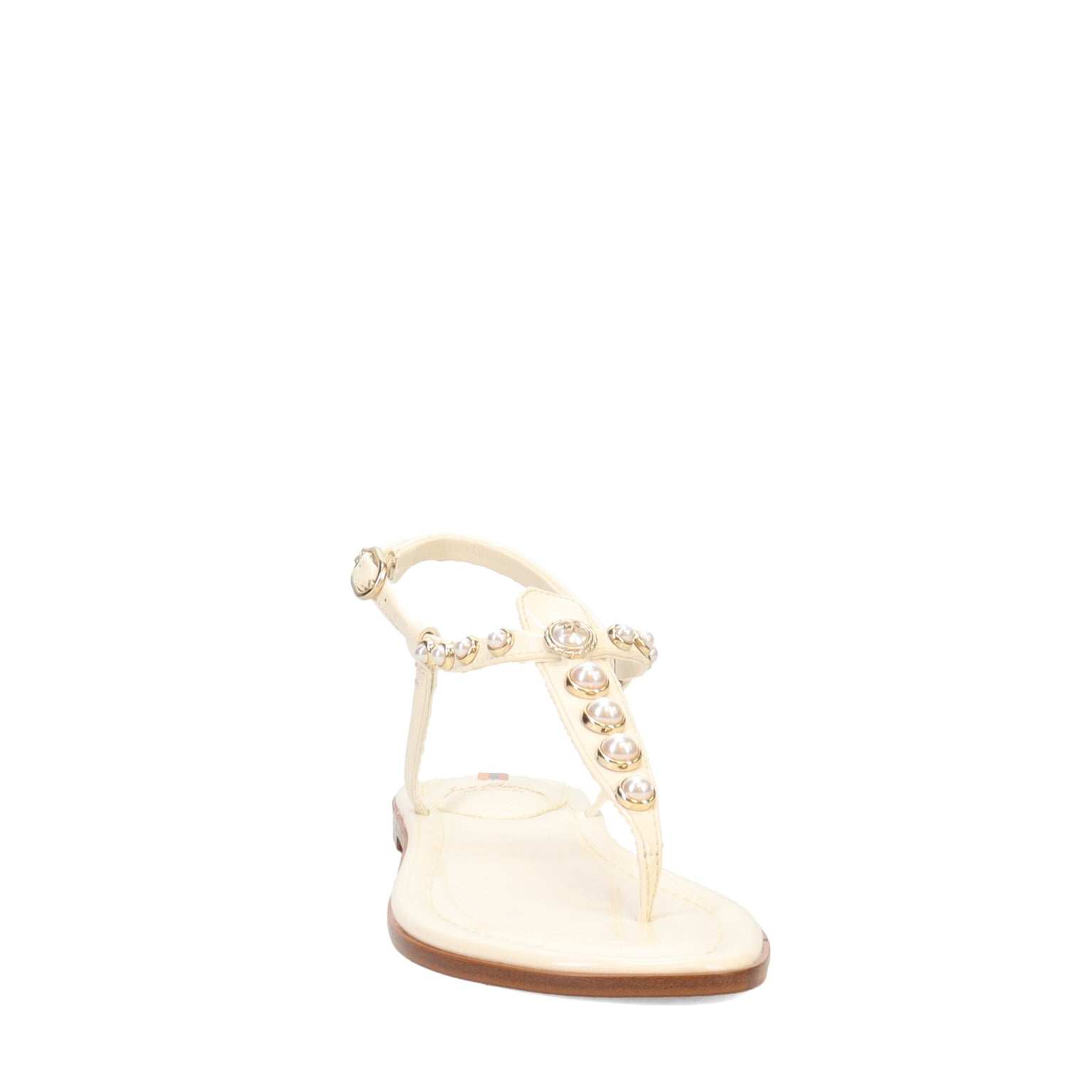 Peltz Shoes  Women's Sam Edelman Gigi Sandal WHITE I5239S1100