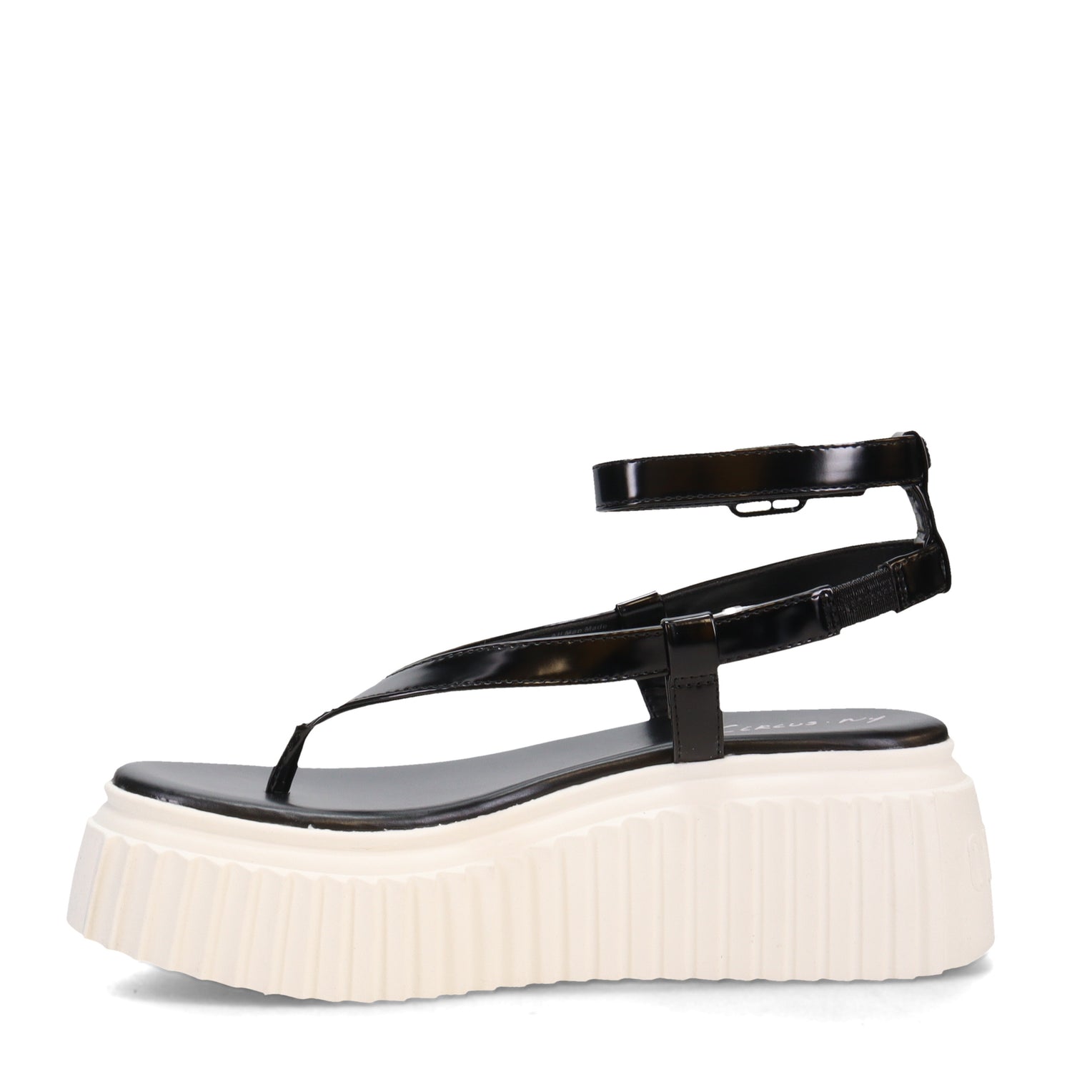 Peltz Shoes  Women's Circus NY Elana Sandal BLACK I5422S1001