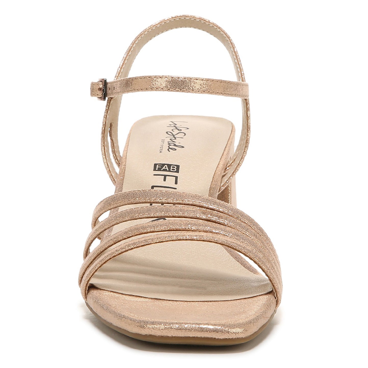 Peltz Shoes  Women's LifeStride Celebrate Sandal BRONZE BR I5524F1201