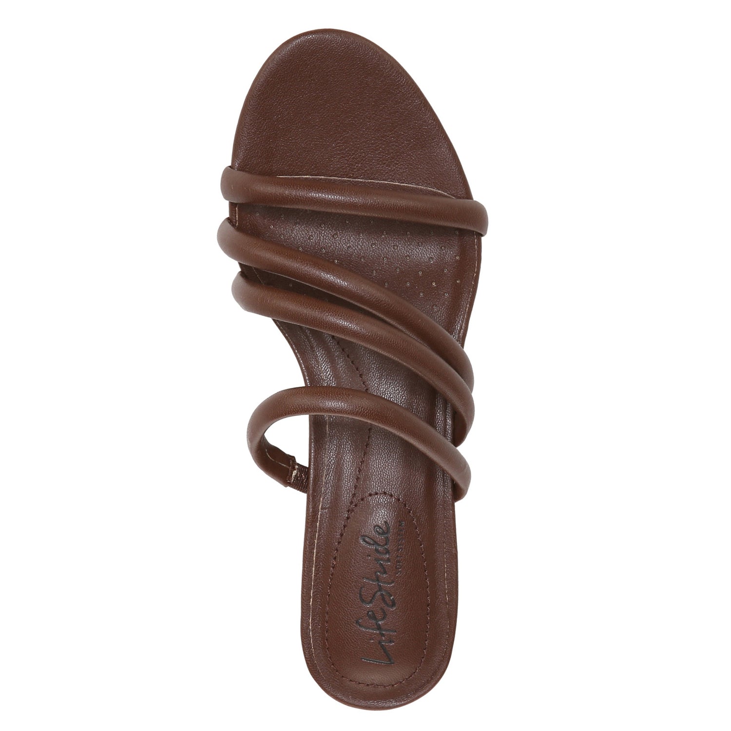Peltz Shoes  Women's LifeStride Yours Truly Sandal TAN I5936S1200