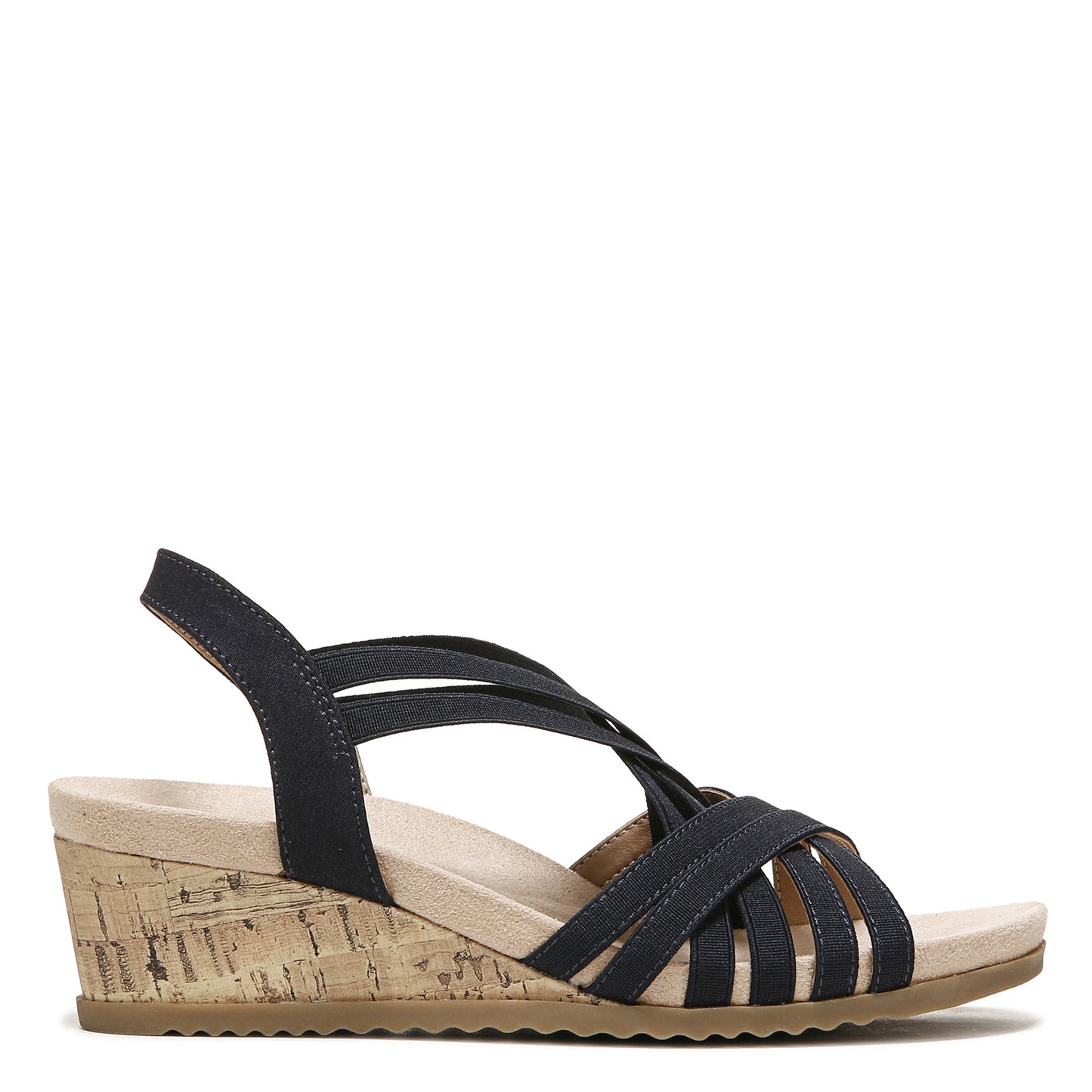 Peltz Shoes  Women's LifeStride Stellar Sandal NAVY I5940M3400