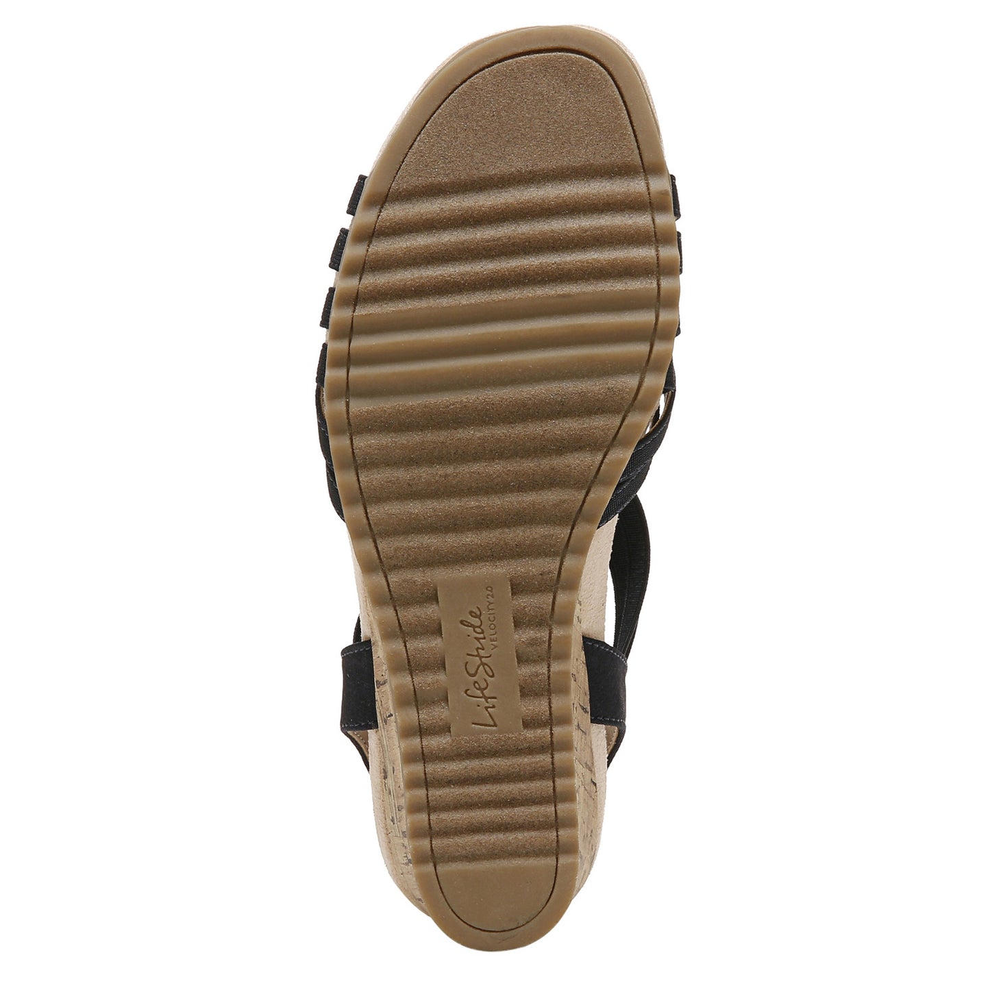 Peltz Shoes  Women's LifeStride Stellar Sandal NAVY I5940M3400