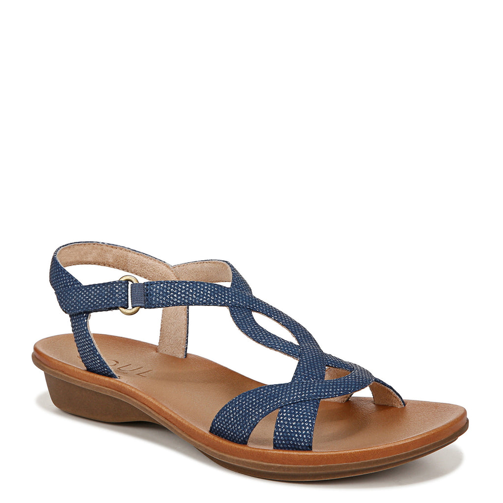 Women's SOUL Naturalizer Solo Sandal BLUE I5975S4400