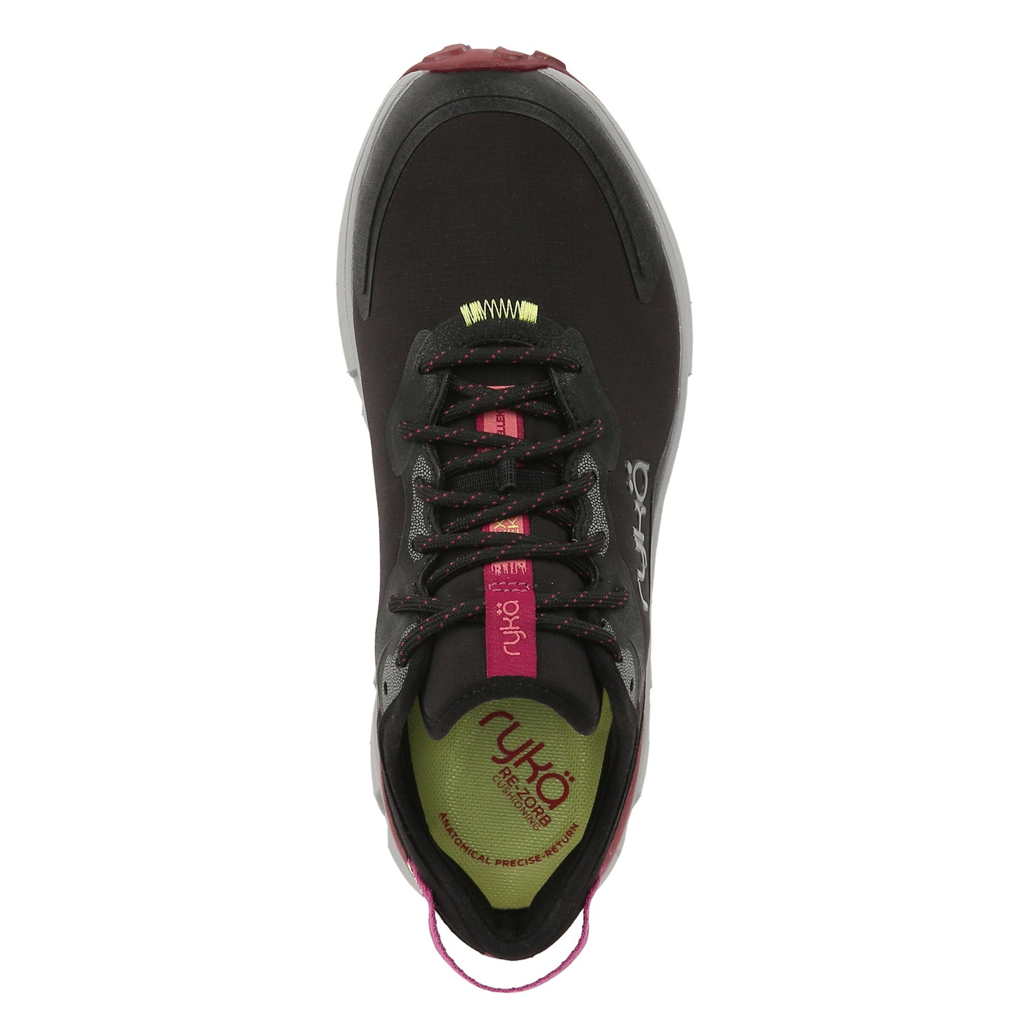Peltz Shoes  Women's Ryka Apex Trek Hiking Shoe BLACK I6374M1001