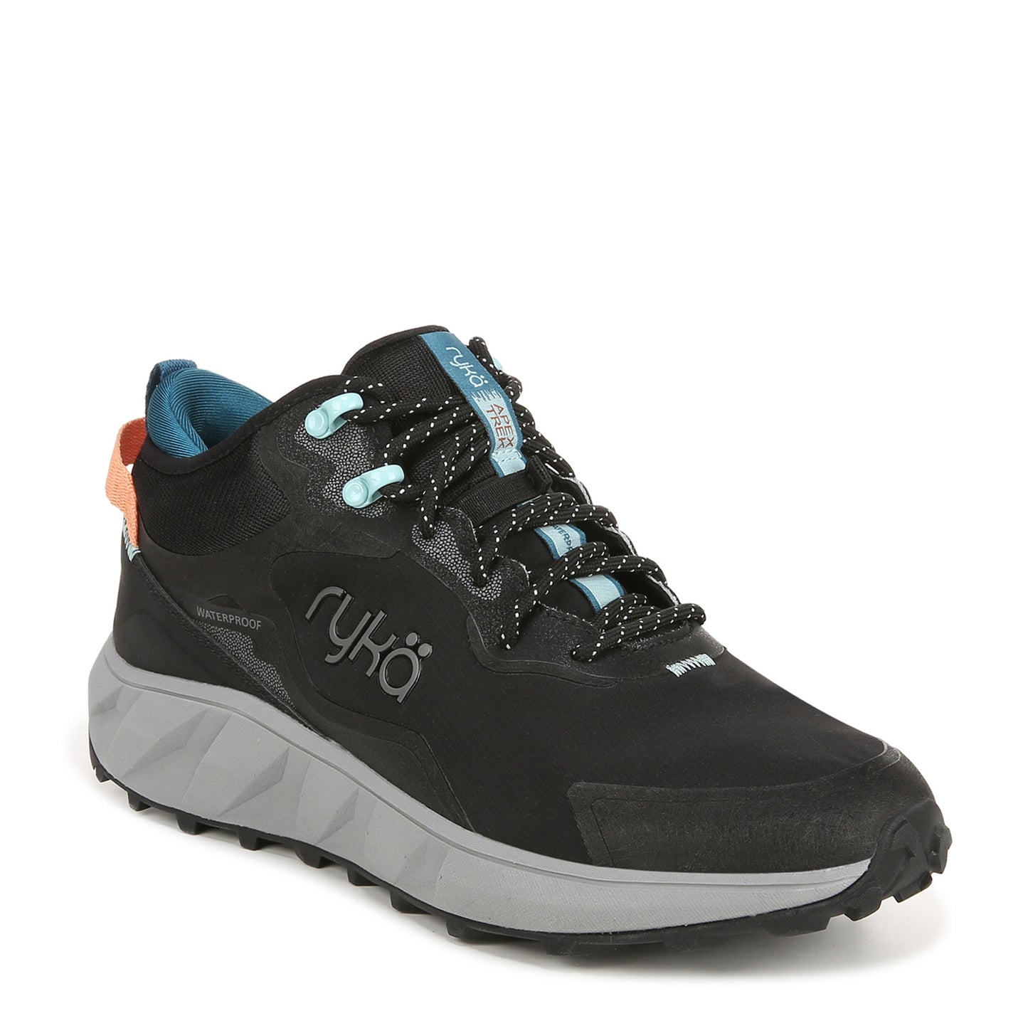 Peltz Shoes  Women's Ryka Apex Trek Mid Hiking Boot BLACK I6375M1001