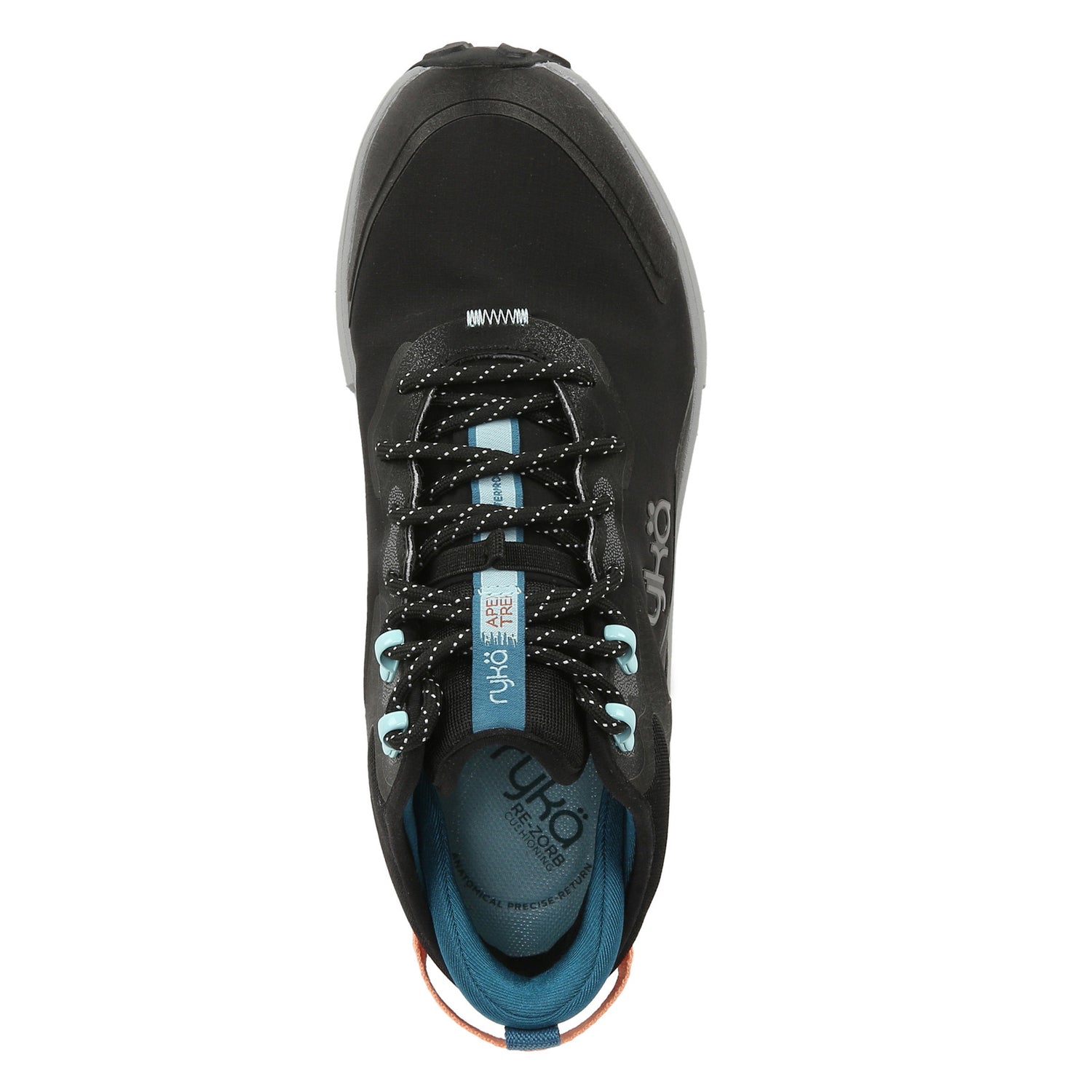 Peltz Shoes  Women's Ryka Apex Trek Mid Hiking Boot BLACK I6375M1001