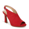 Peltz Shoes  Women's Naturalizer Harvel Sandal Crimson Fabric I6508F2600