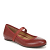 Peltz Shoes  Women's Vionic Joseline Flat Burgundy Leather I6605L1600
