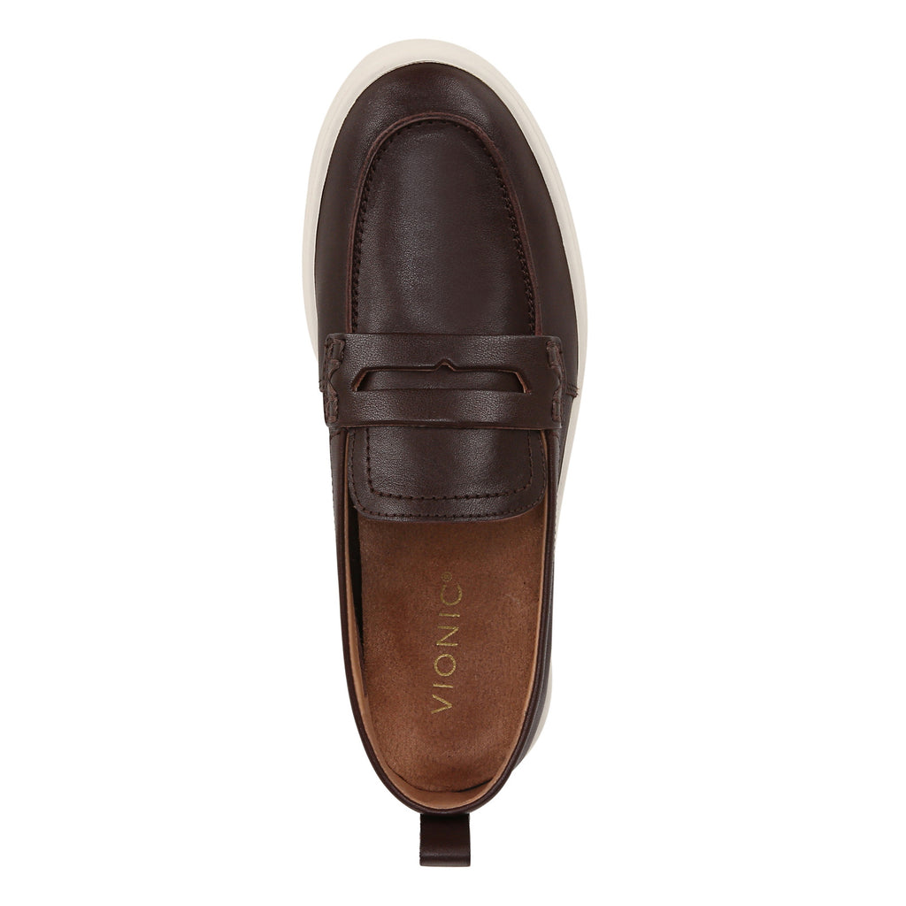 Women's Vionic Uptown Loafer DARK BROWN I6609L6203