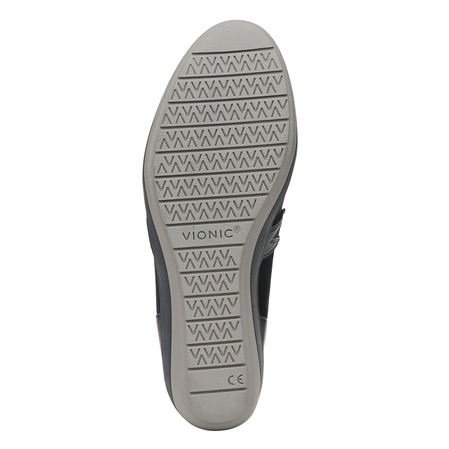 Peltz Shoes  Women's Vionic Judie Slip-On Navy Suede I6641L1401