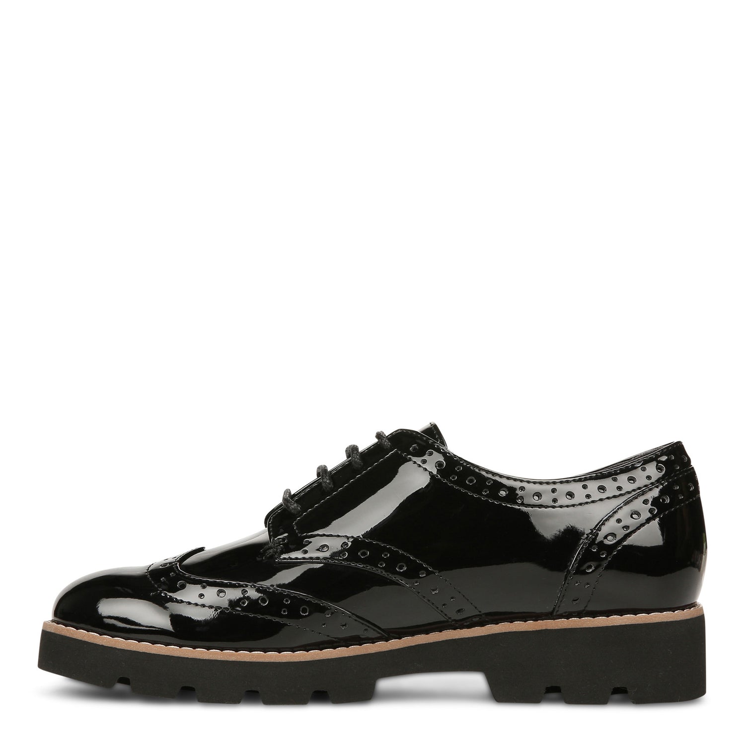 Peltz Shoes  Women's Vionic Alfina Oxford BLACK PATENT I6960S1001