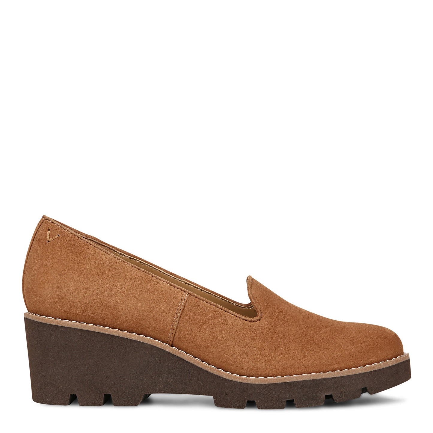 Peltz Shoes  Women's Vionic Willa Wedge Slip-On TOFFEE I7294L1200