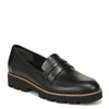 Peltz Shoes  Women's Vionic Cheryl II Loafer Black Nappa Leather I7819L1001