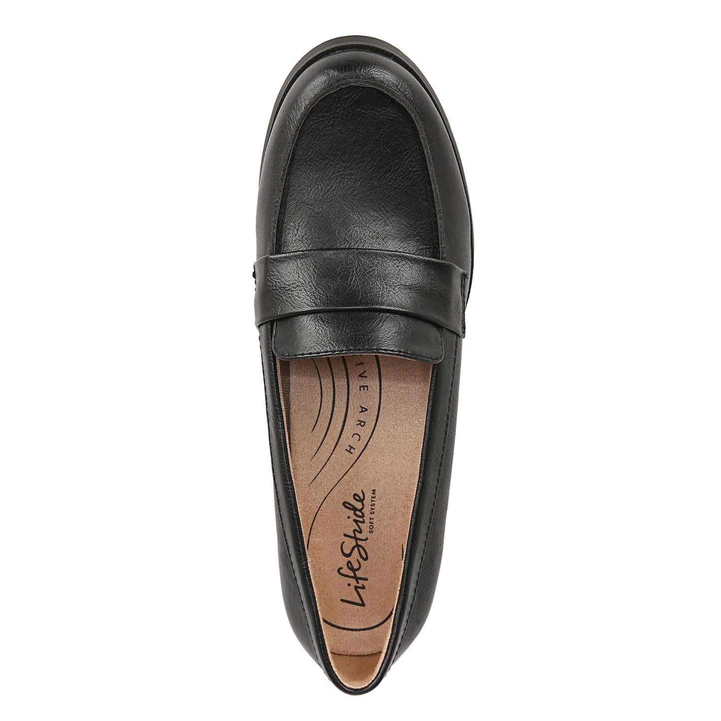 Peltz Shoes  Women's LifeStride Sonoma 2 Loafer Black Smooth I7876S2002