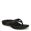 Peltz Shoes  Women's Vionic Dillon Shine Sandal BLACK I8006F1001