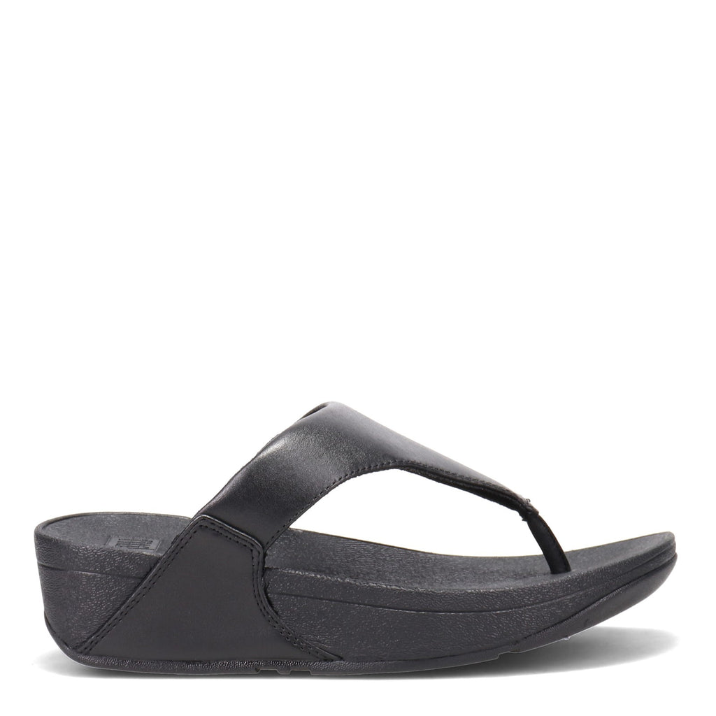 Women's FitFlop Lulu Thong Sandal BLACK I88-001