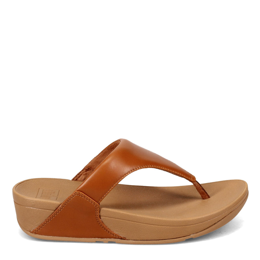 Women's FitFlop Lulu Thong Sandal LIGHT TAN I88-592