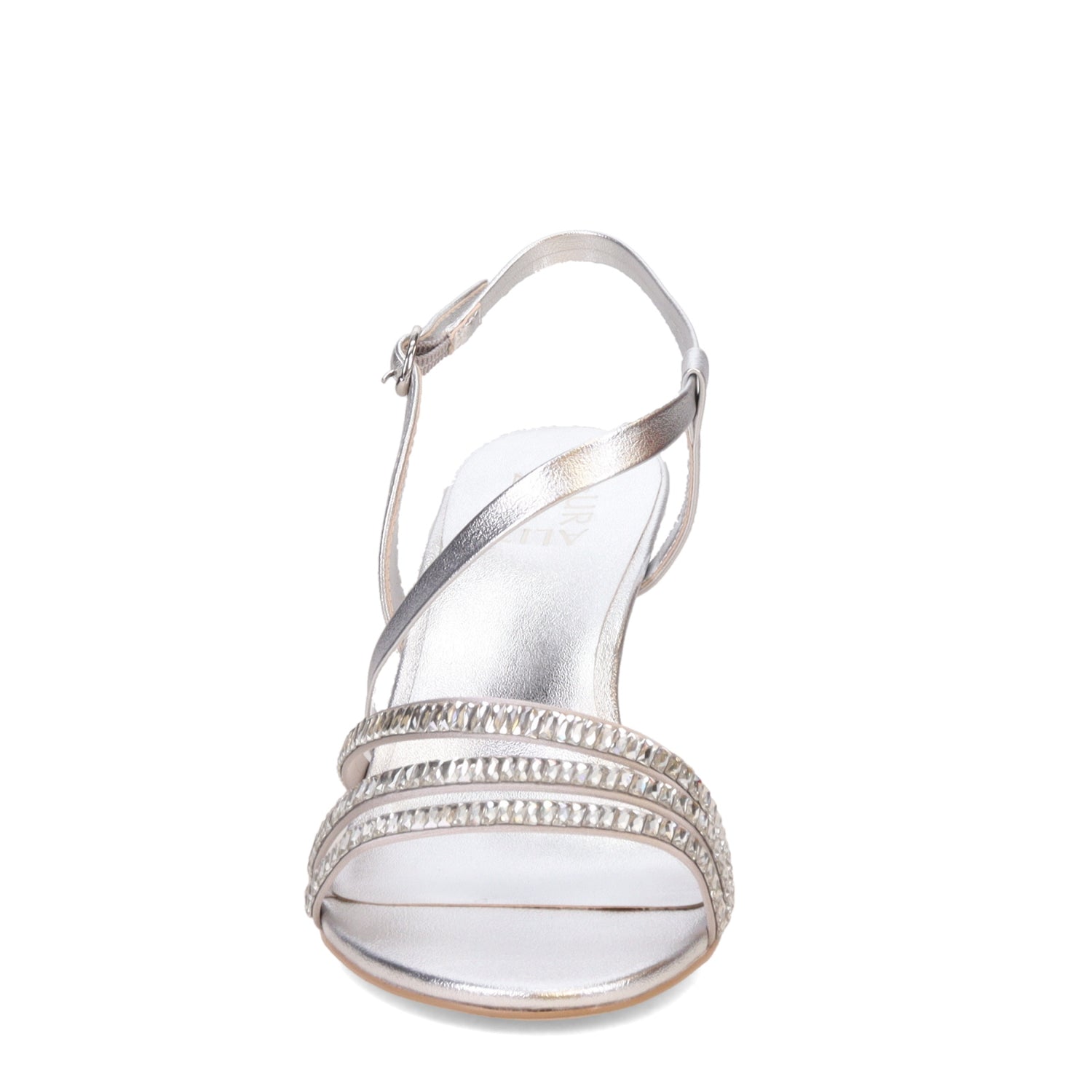 Peltz Shoes  Women's Naturalizer Kimberly 2 Sandal Silver I9071F2020