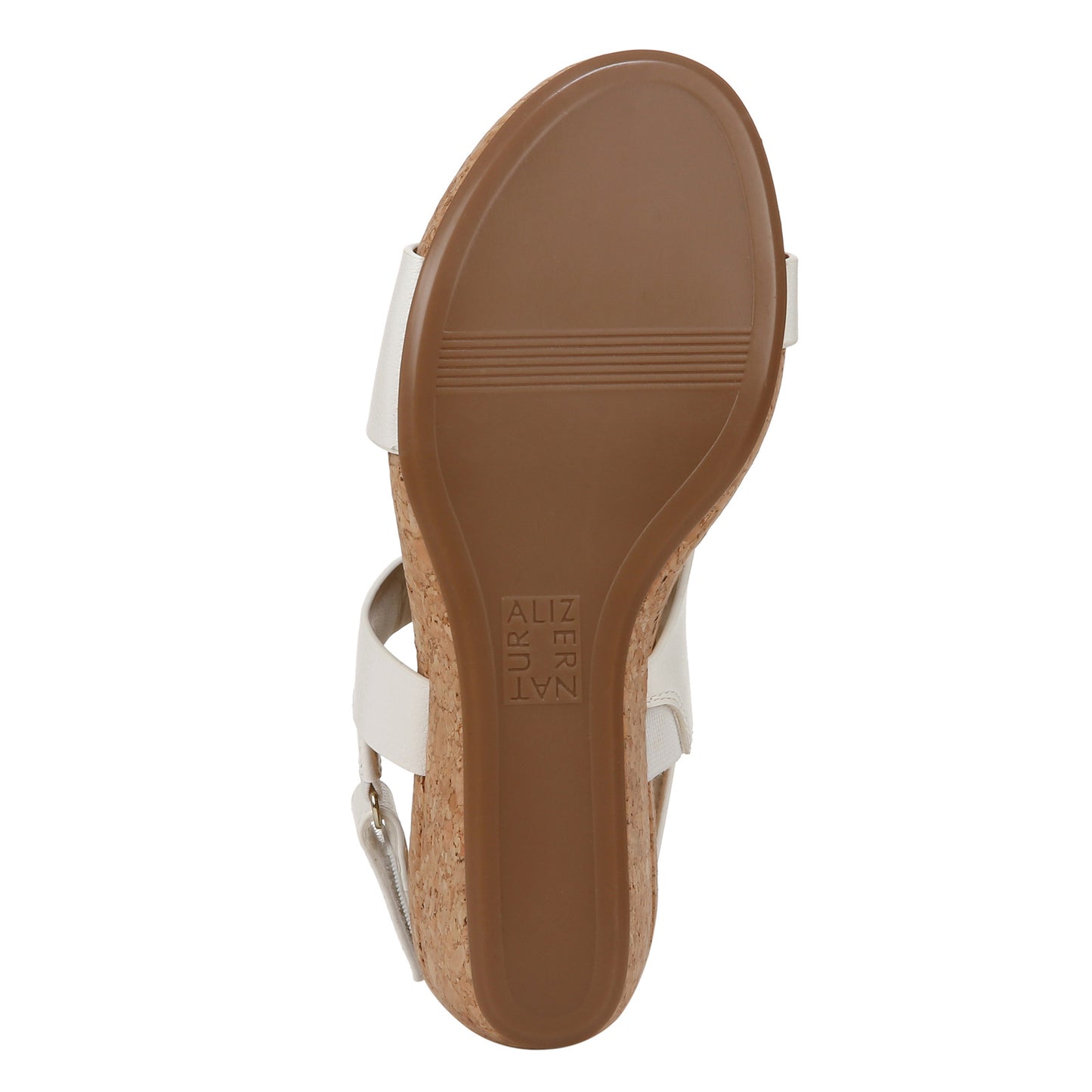Peltz Shoes  Women's Naturalizer Adria Sandal White I9167S1100